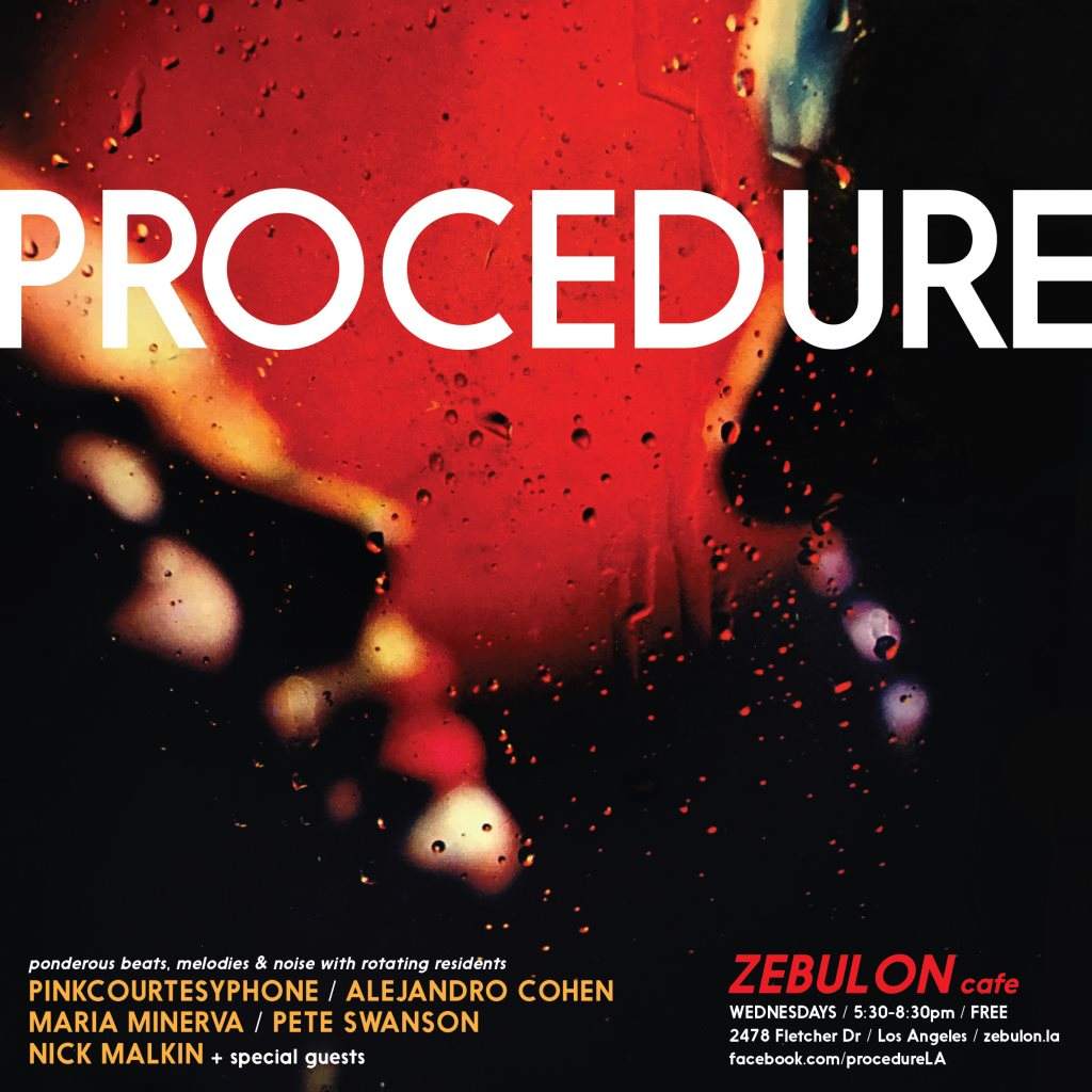 Procedure: Maria Minerva, Ale Cohen, Pinkcourtesyphone - Página frontal