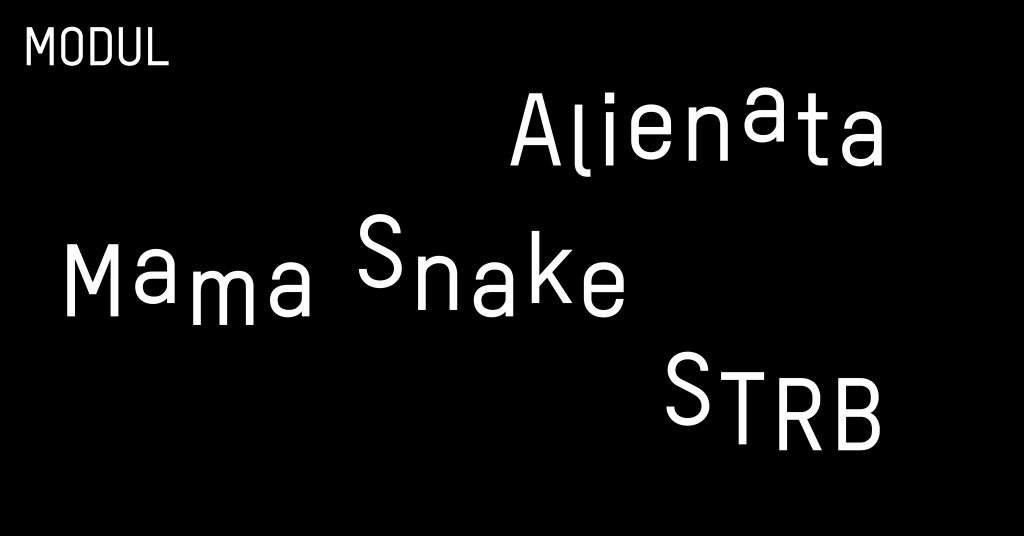 Modul with Mama Snake & Alienata - Página frontal