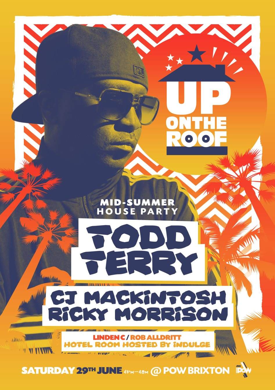 Up On The Roof's Mid-Summer House Party with Todd Terry - Página frontal
