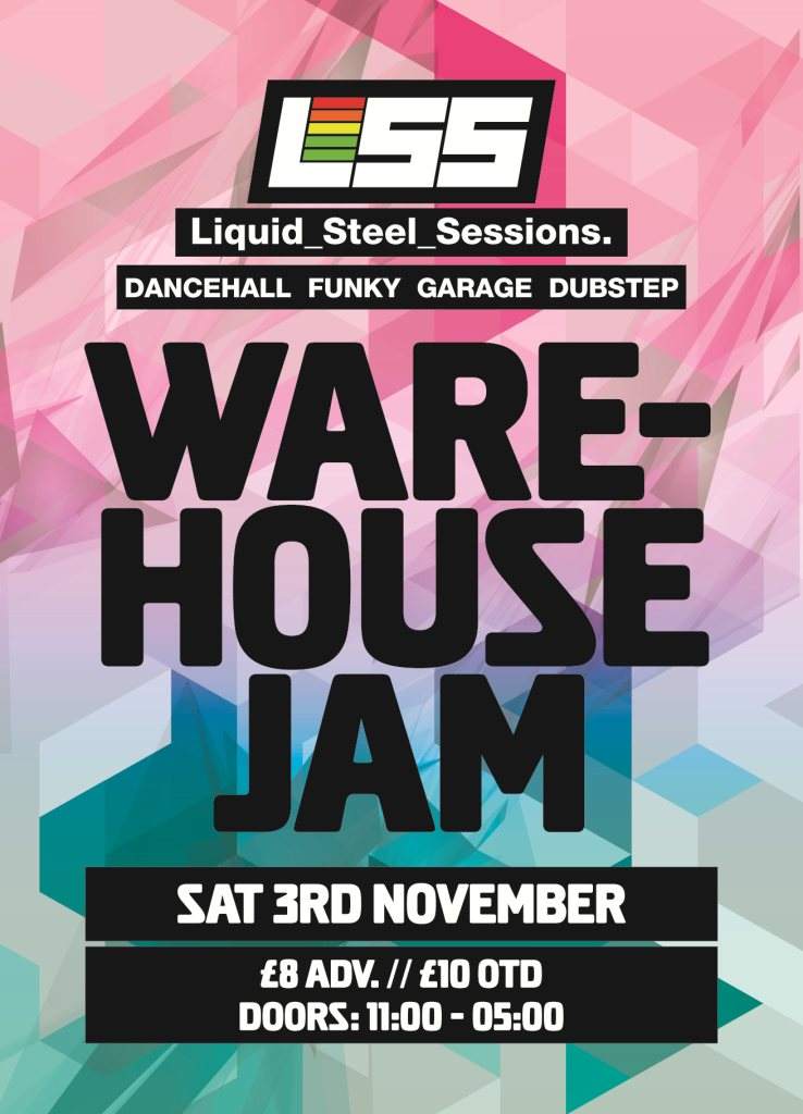 LSS Warehouse Jam with Wookie & Sticky - Flyer front