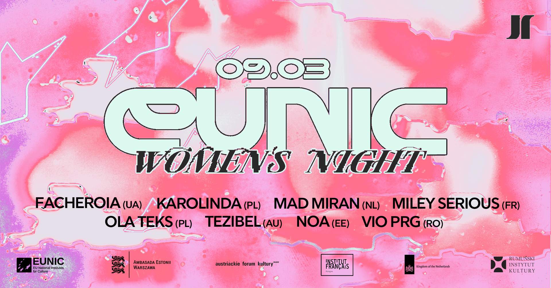 EUNIC: Women's Night x Jasna 1 - Página frontal