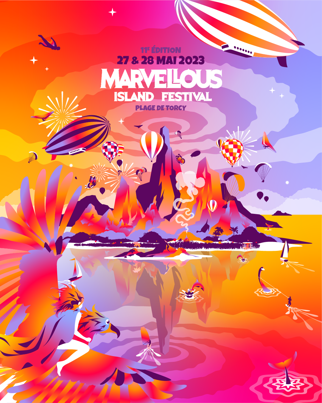 Marvellous Island 2023, Day 1, Saturday May 27th - フライヤー裏