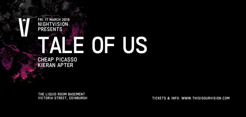 Nightvision presents Tale Of Us - フライヤー表