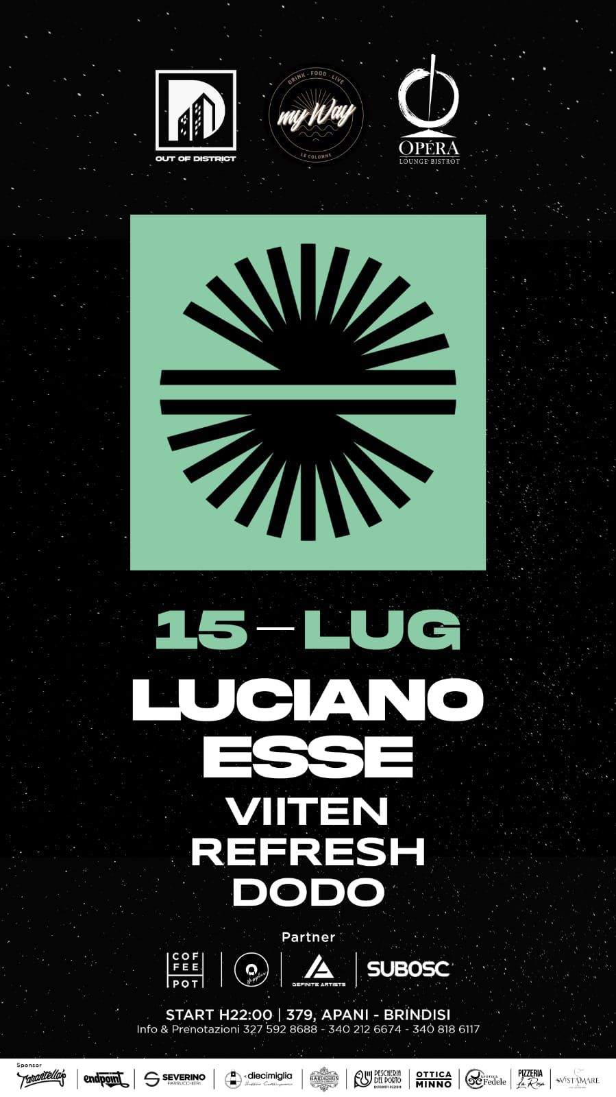 Luciano & Esse - フライヤー表