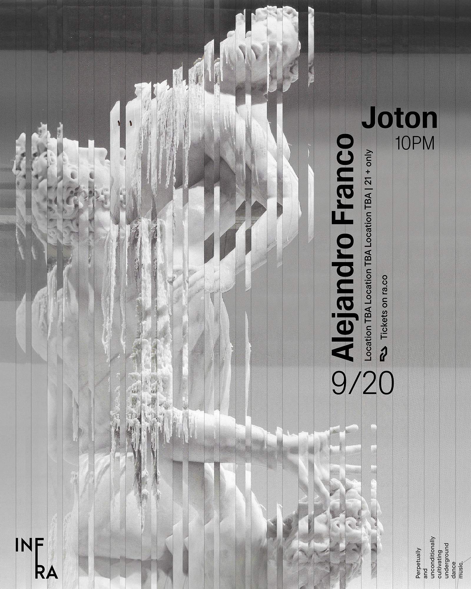 Infra presents Joton & Alejandro Franco at TBA, Boston