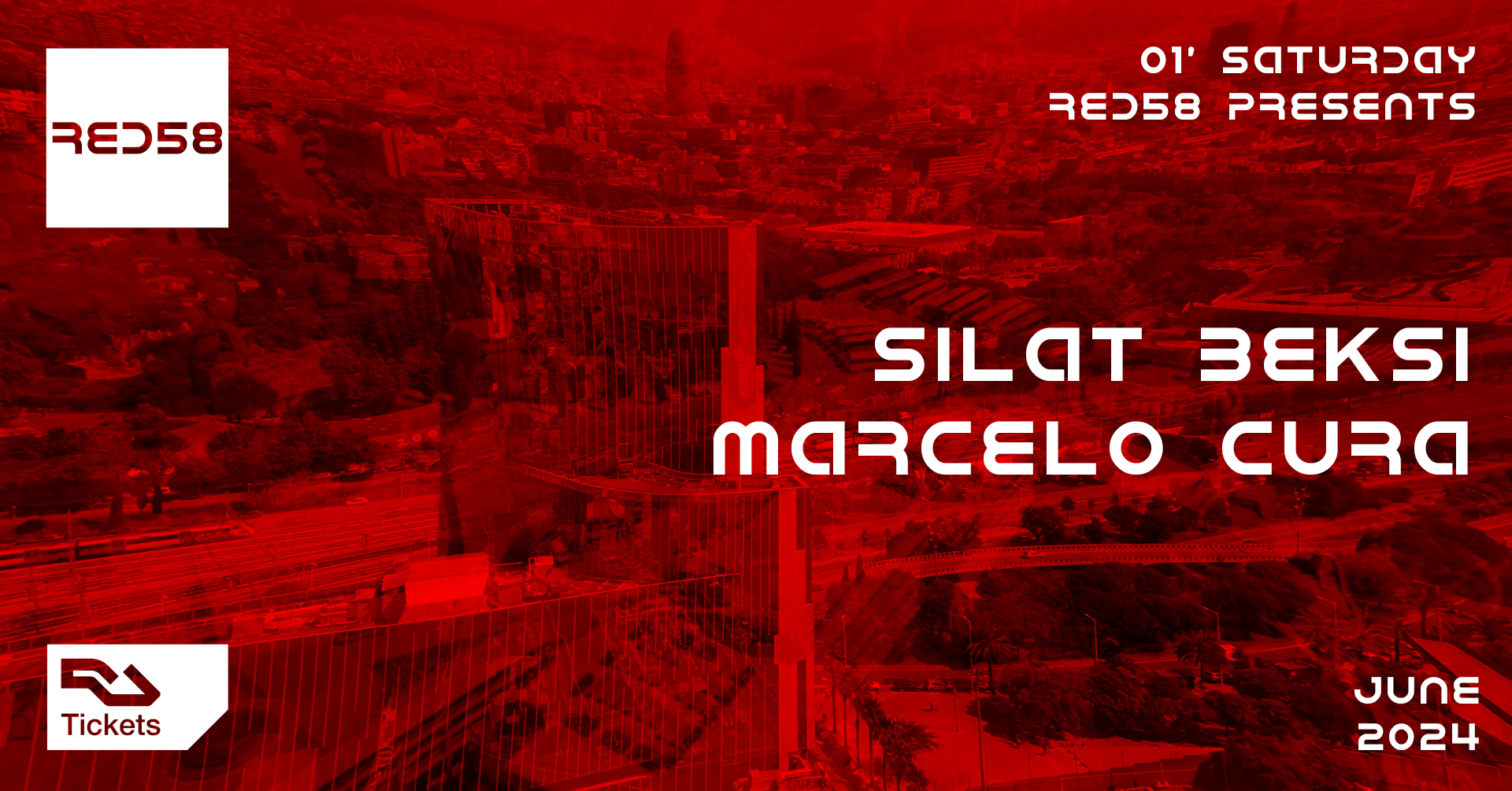 RED58 presents Silat Beksi & Marcelo Cura - Página frontal