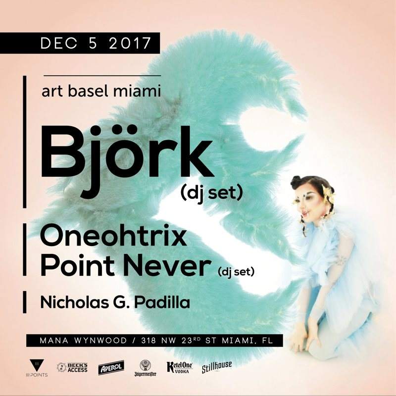 III Points presents: Björk DJ Set - フライヤー表