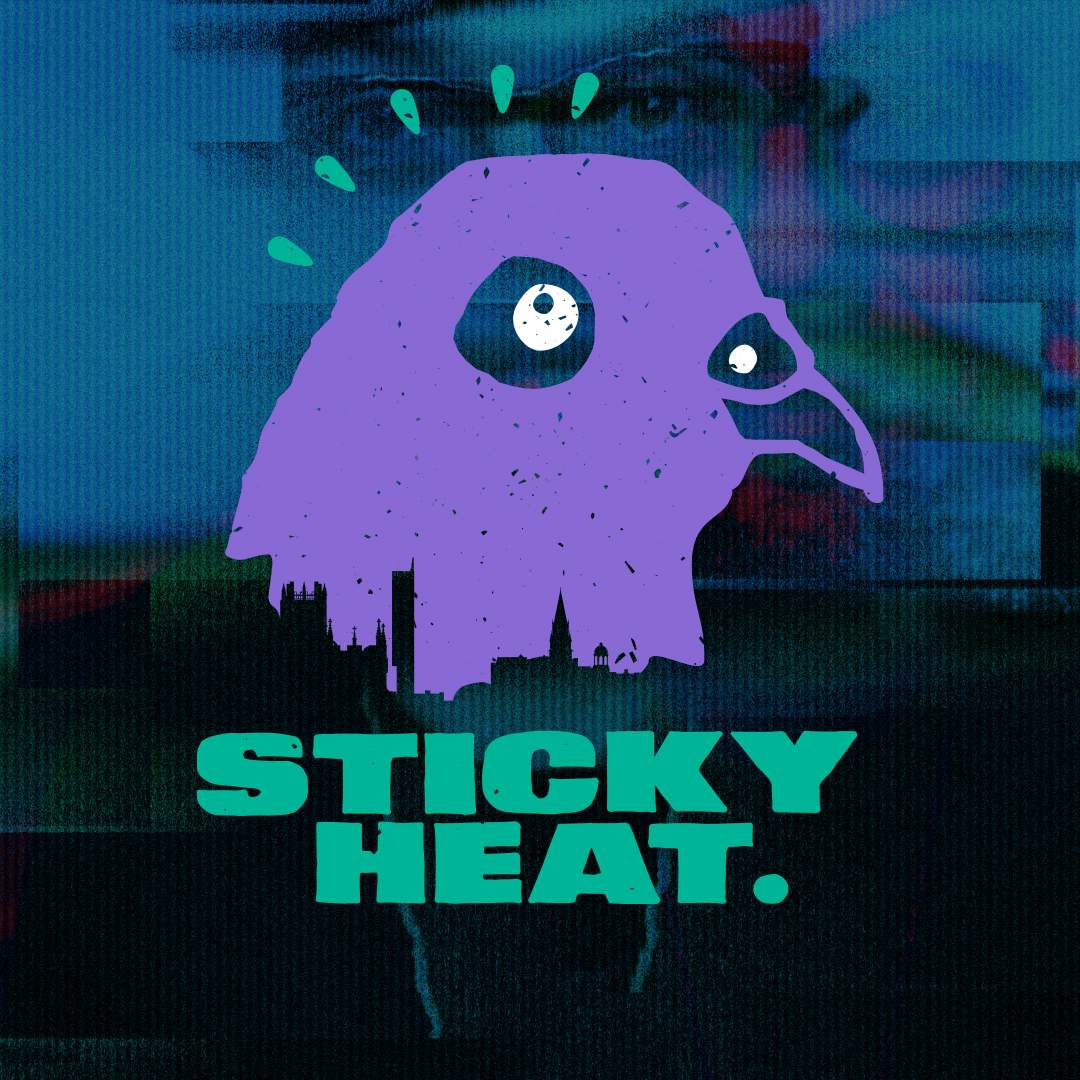 Sticky Heat with Justin Robertson - フライヤー表