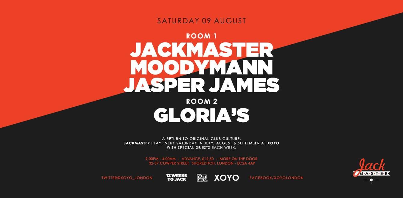 Jackmaster + Moodymann + Jasper James - Página frontal