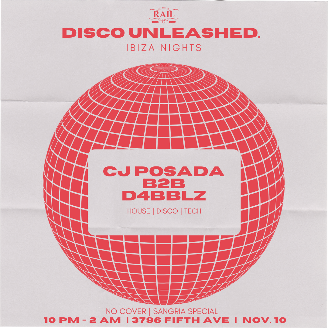 DISCO UNLEASHED - フライヤー表