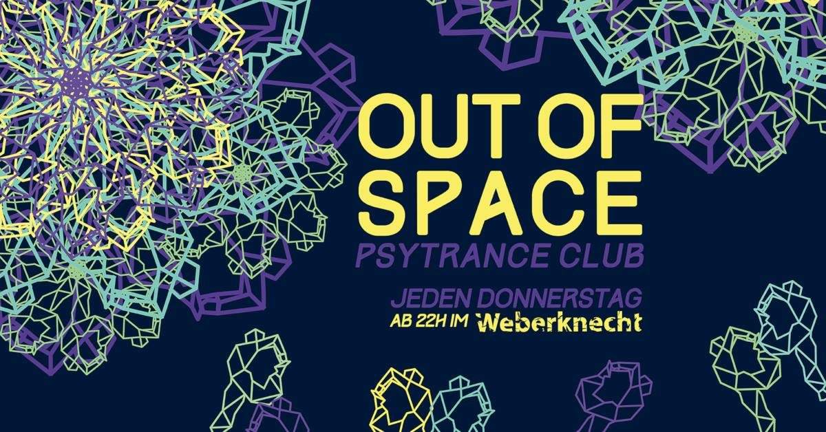 Out of Space Psytrance Club ~ 5.12. - Página frontal