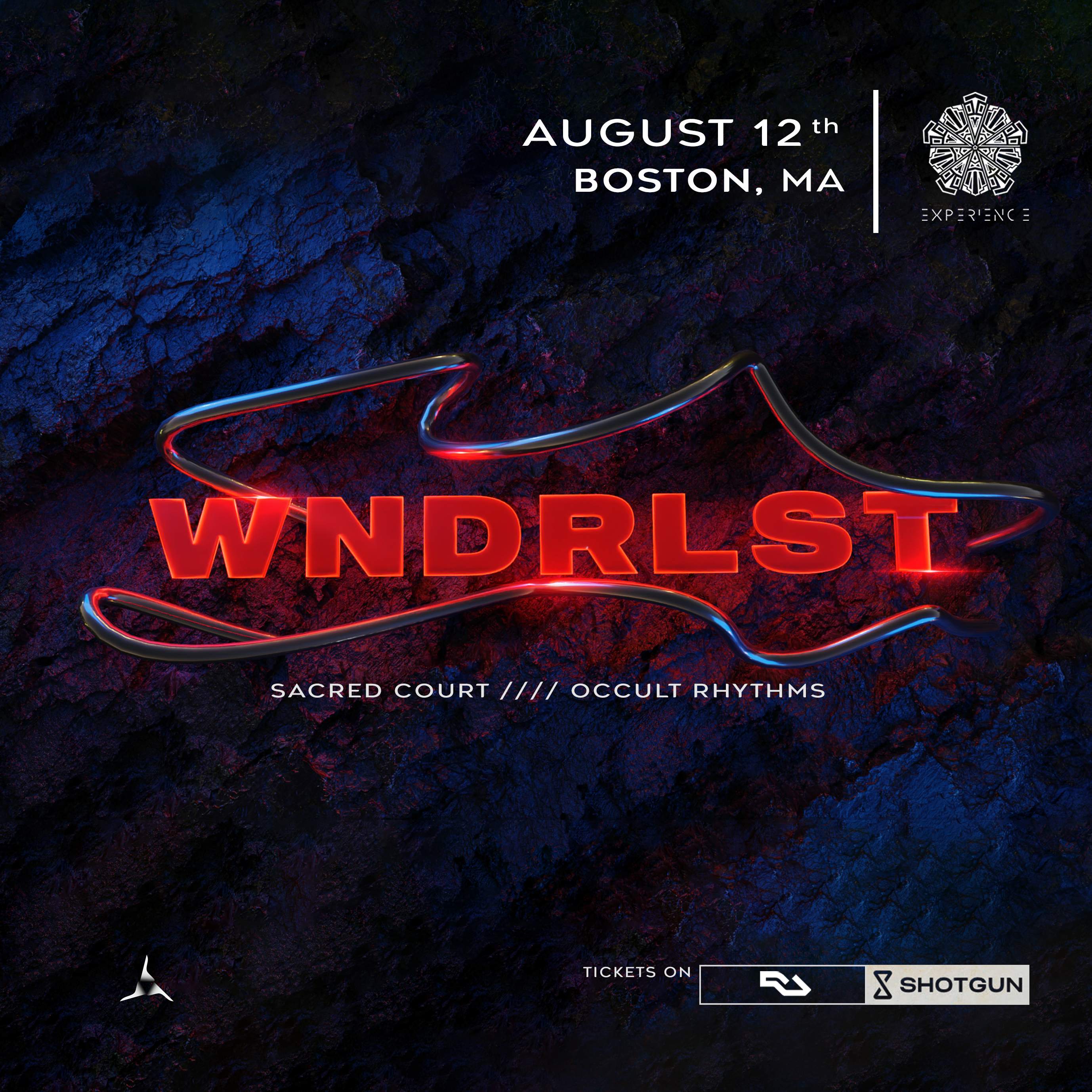 Experience W/ WNDRSLT ( Boston Debut) - フライヤー表