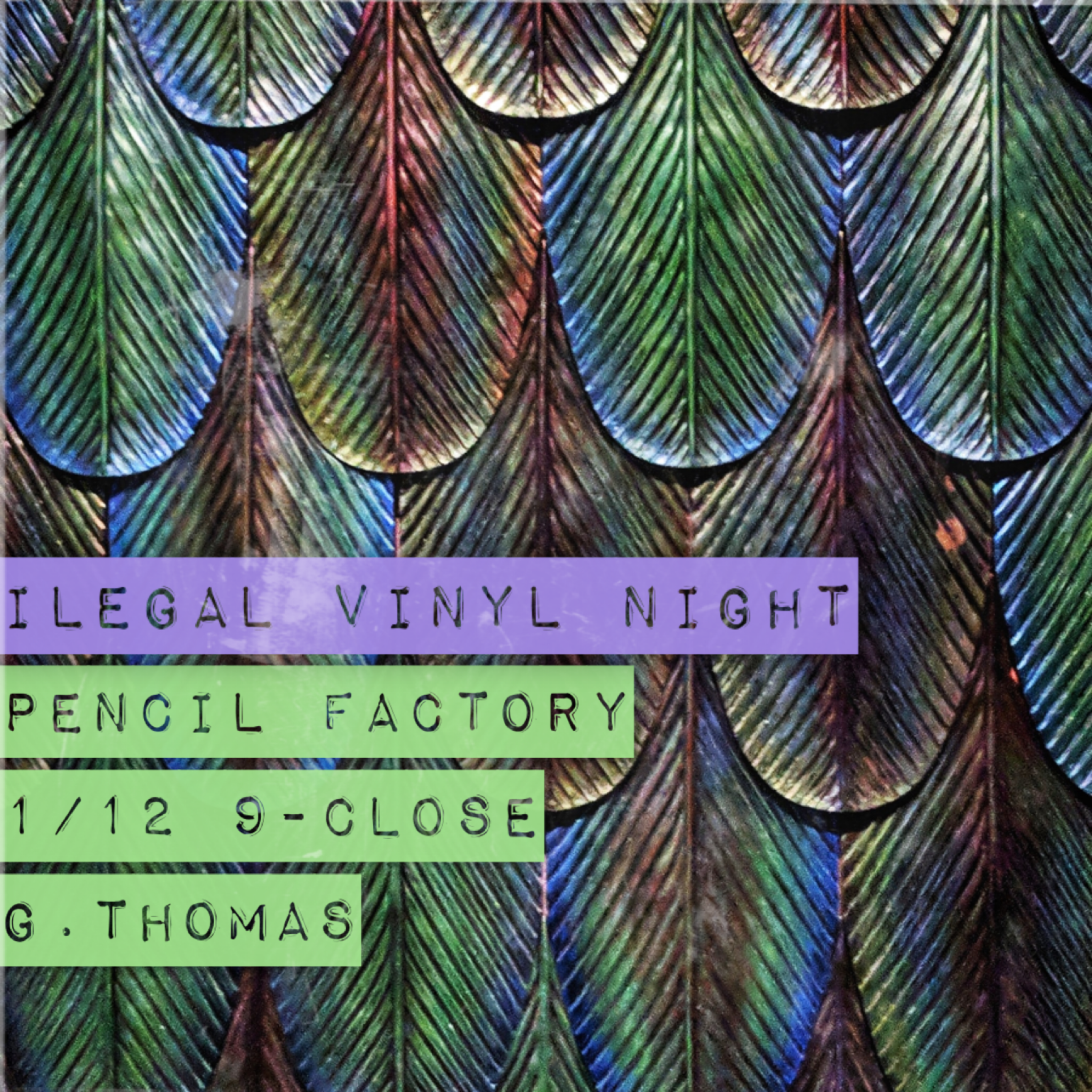 Ilegal Vinyl Night - Página frontal