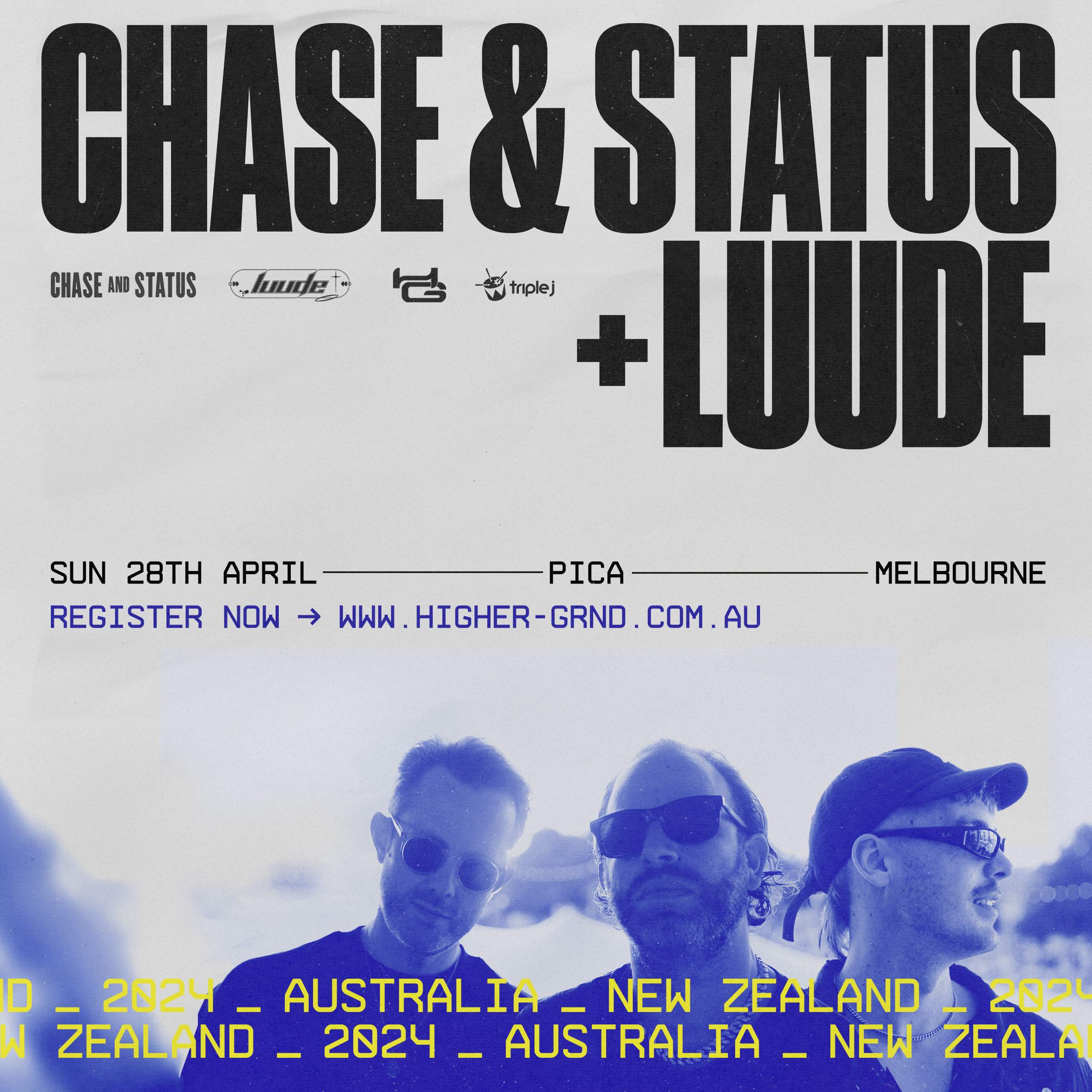 Chase & Status + Luude: Melbourne - Página frontal