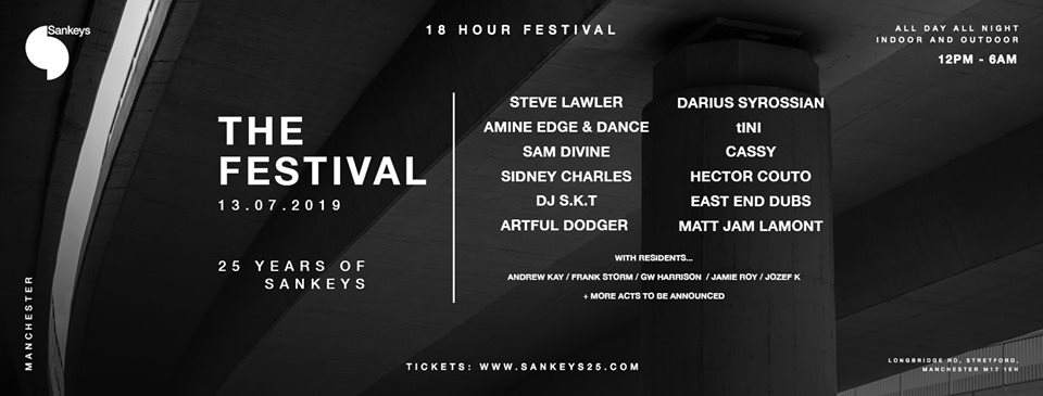 Sankeys25: The 25th Anniversary Festival - Página frontal