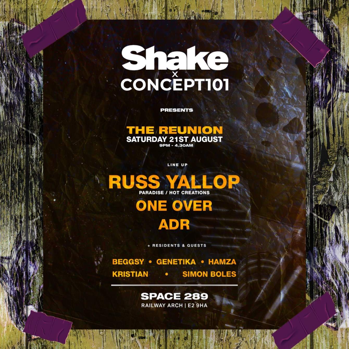 Shake x Concept101 W/ Russ Yallop - Página frontal