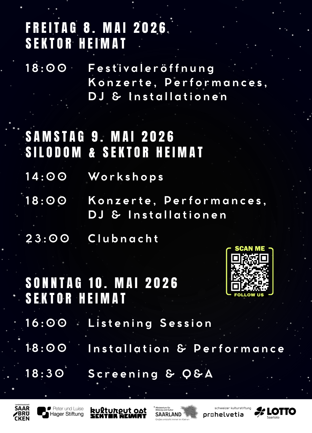 Experimance Festival 2026 bei Sektor Heimat, Saarland