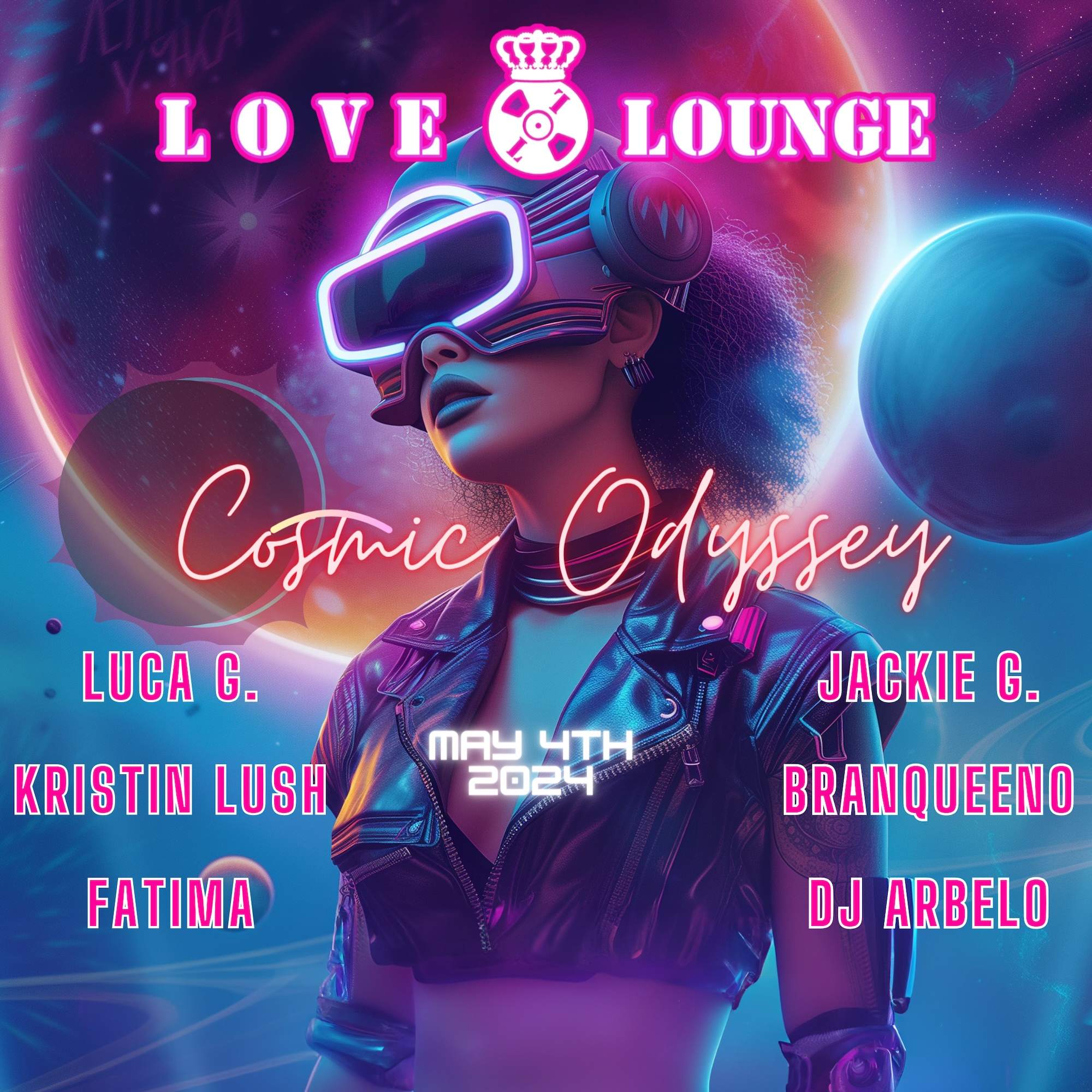 Love & Lounge - Cosmic Odyssey - A Celestial Spectacle - 5th Anniversary - フライヤー裏