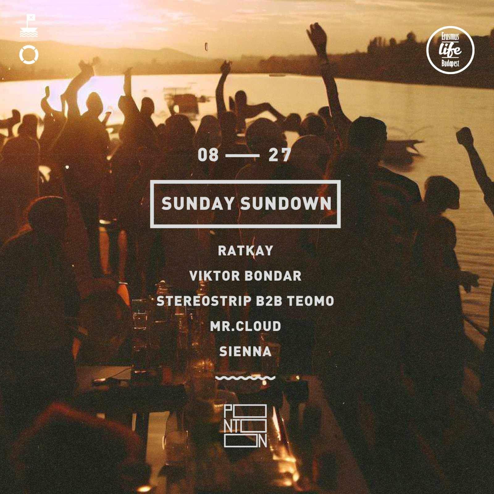 Sunday Sundown Summer Closing ~ ELB & SPONTAN ~ Pontoon ~ 27th August - Página trasera