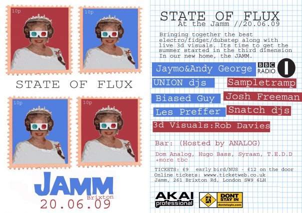 State Of Flux Round 2 - フライヤー表
