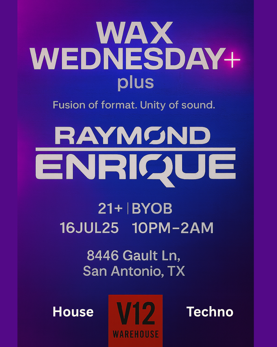 RADWIMPS 【猿ジャケ】 Wax Wednesday Plus at V12 Warehouse, San Antonio