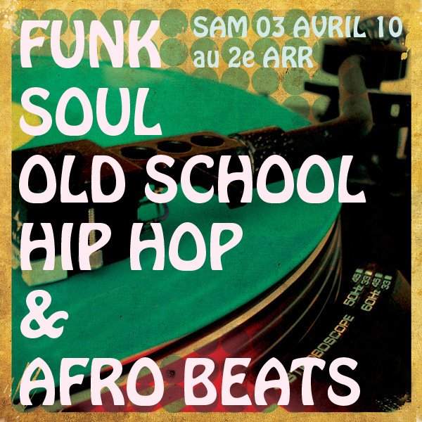 Afro Funk Apéro - フライヤー表