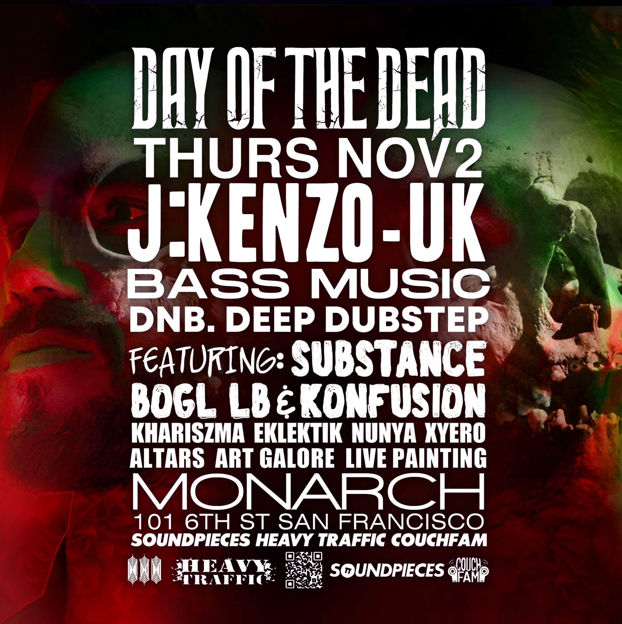 DAY OF THE DEAD J Kenzo UK Substance Canada Bogl LB