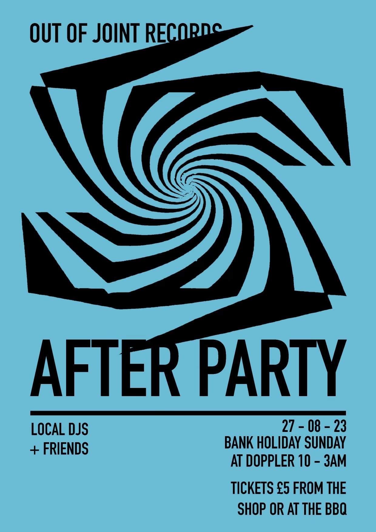 Out Of Joint Records - BBQ After Party - Página frontal