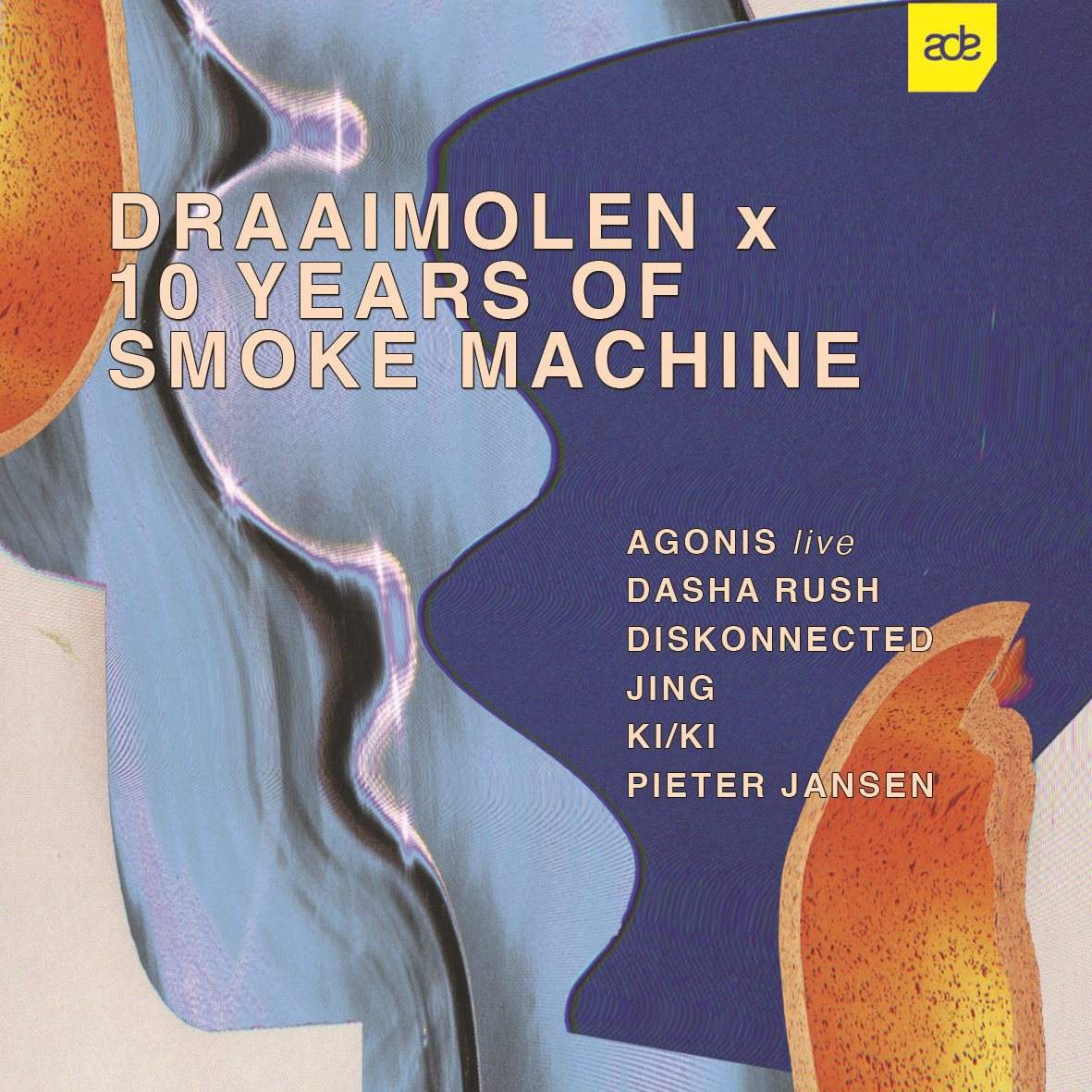 Draaimolen X 10 Years of SMOKE MACHINE // Amsterdam - Página trasera