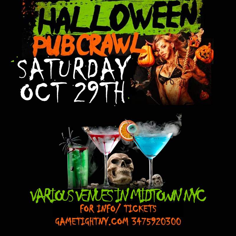 Nyc Halloween Pub Crawl 2022 Only 15 At New York New York 3283