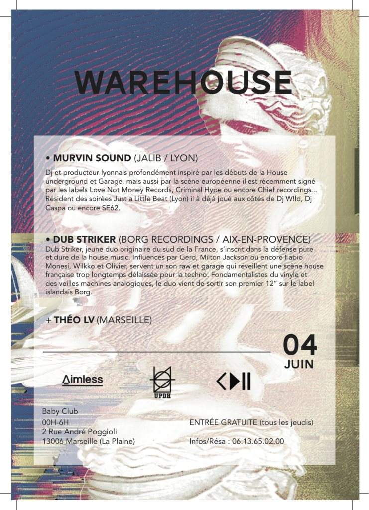 Warehouse Invite Murvin Sound - Página trasera