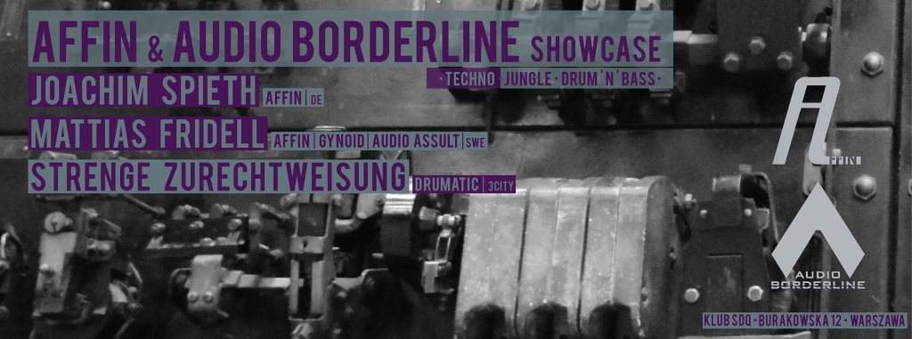 Affin & Audio Borderline Showcase - Página frontal