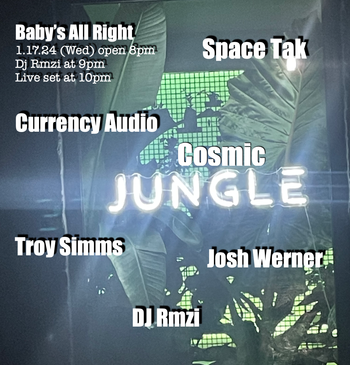 Cosmic Jungle - フライヤー表