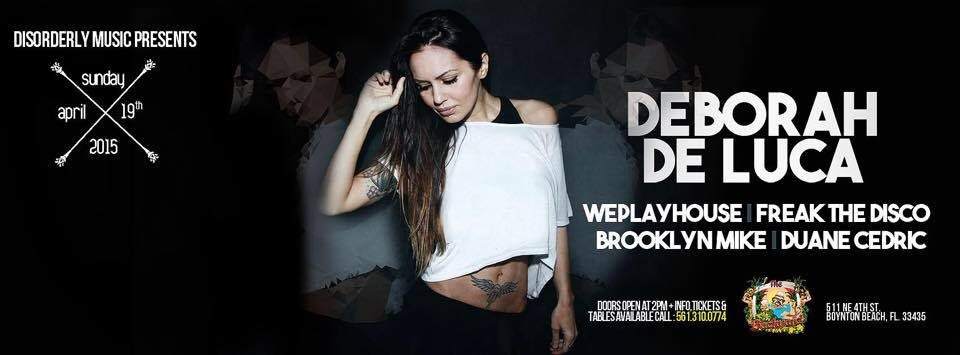 Disorderly Music presents: Deborah De Luca - Página frontal