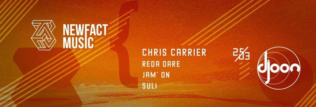Newfact Music Showcase Avec Chris Carrier, Reda Dare & Jam' On - フライヤー表