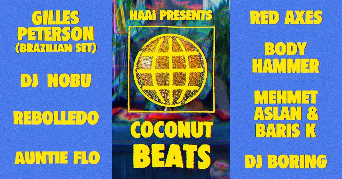 Coconut Beats of Australia: DJ Boring & HAAi - Página frontal