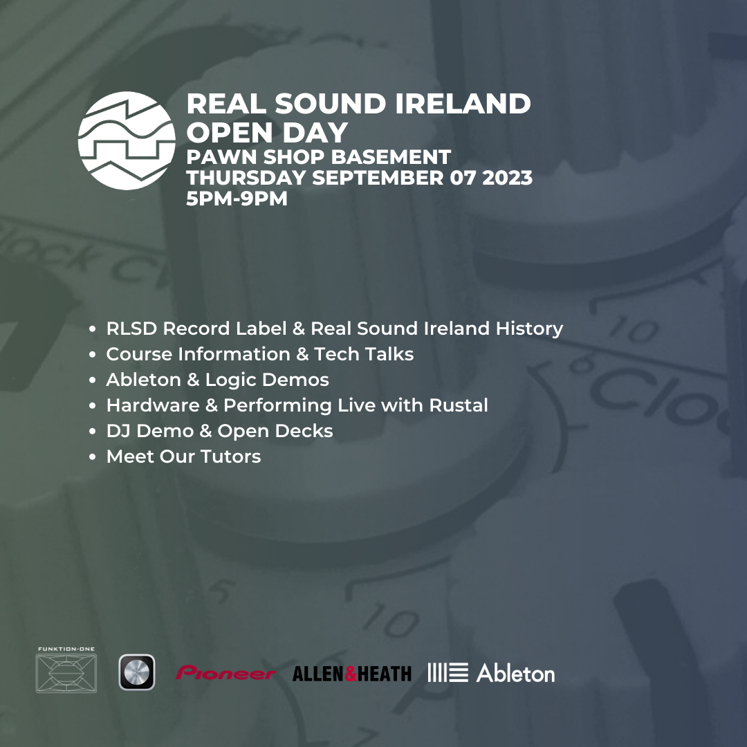 Real Sound Ireland - Open Day - フライヤー表