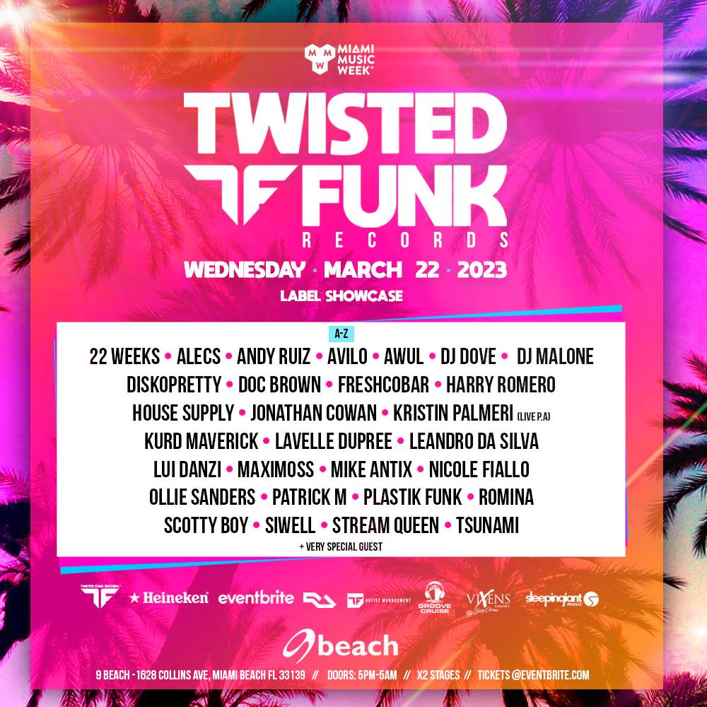 Twisted Funk Records MMW Label Showcase - Página frontal