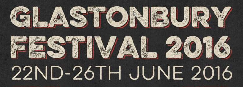 Glastonbury Festival 2016 - フライヤー表