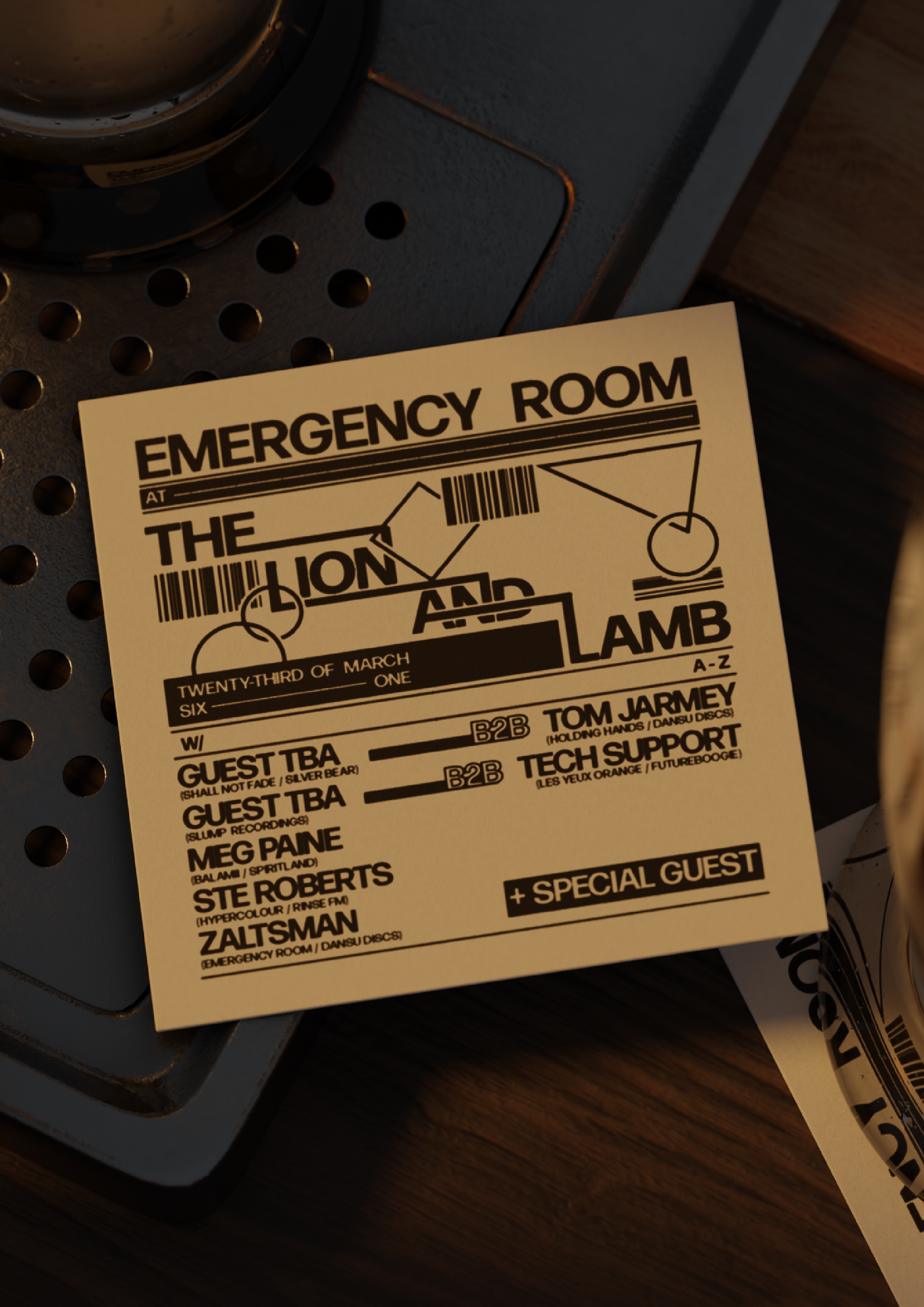 Emergency Room at The Lion and Lamb - Página frontal