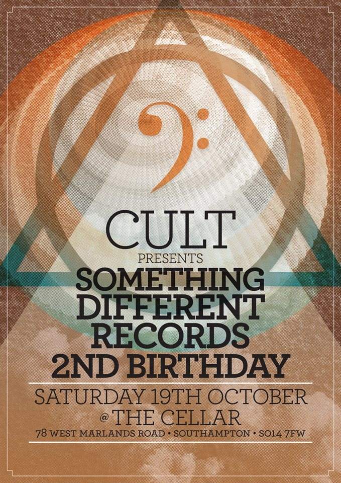 Cult presents Something Different Records 2nd Birthday - Página frontal