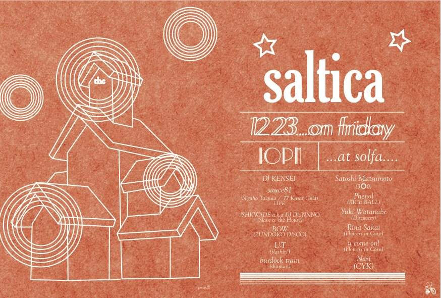 Saltica Feat. DJ Kensei , Sauce81(Live) - フライヤー表
