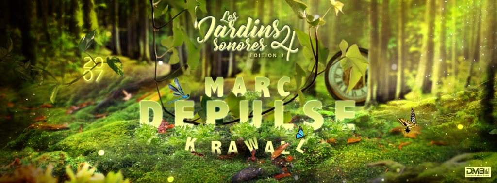 Les Jardins Sonores Saison4 / Édition3 / Marc Depulse / Krawall - Página frontal