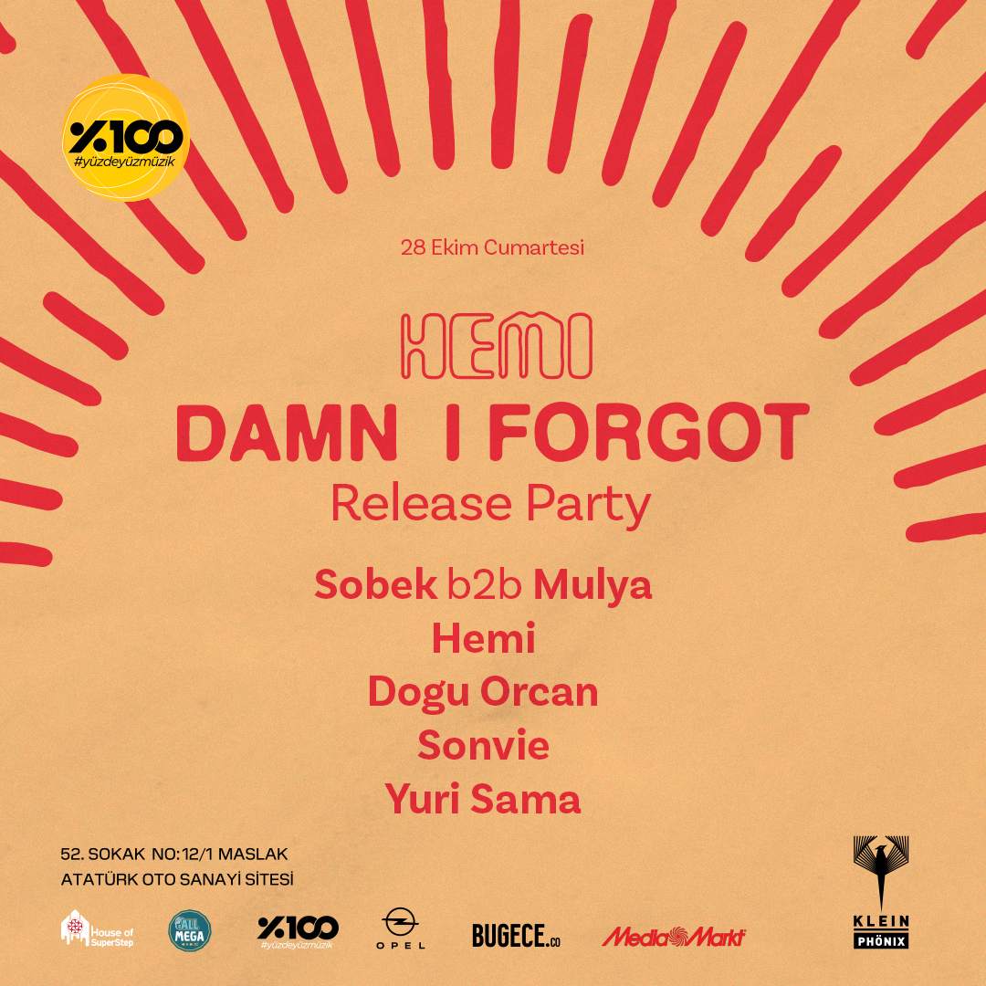 Hemi 'DAMN, I FORGOT' Release Party - Página frontal