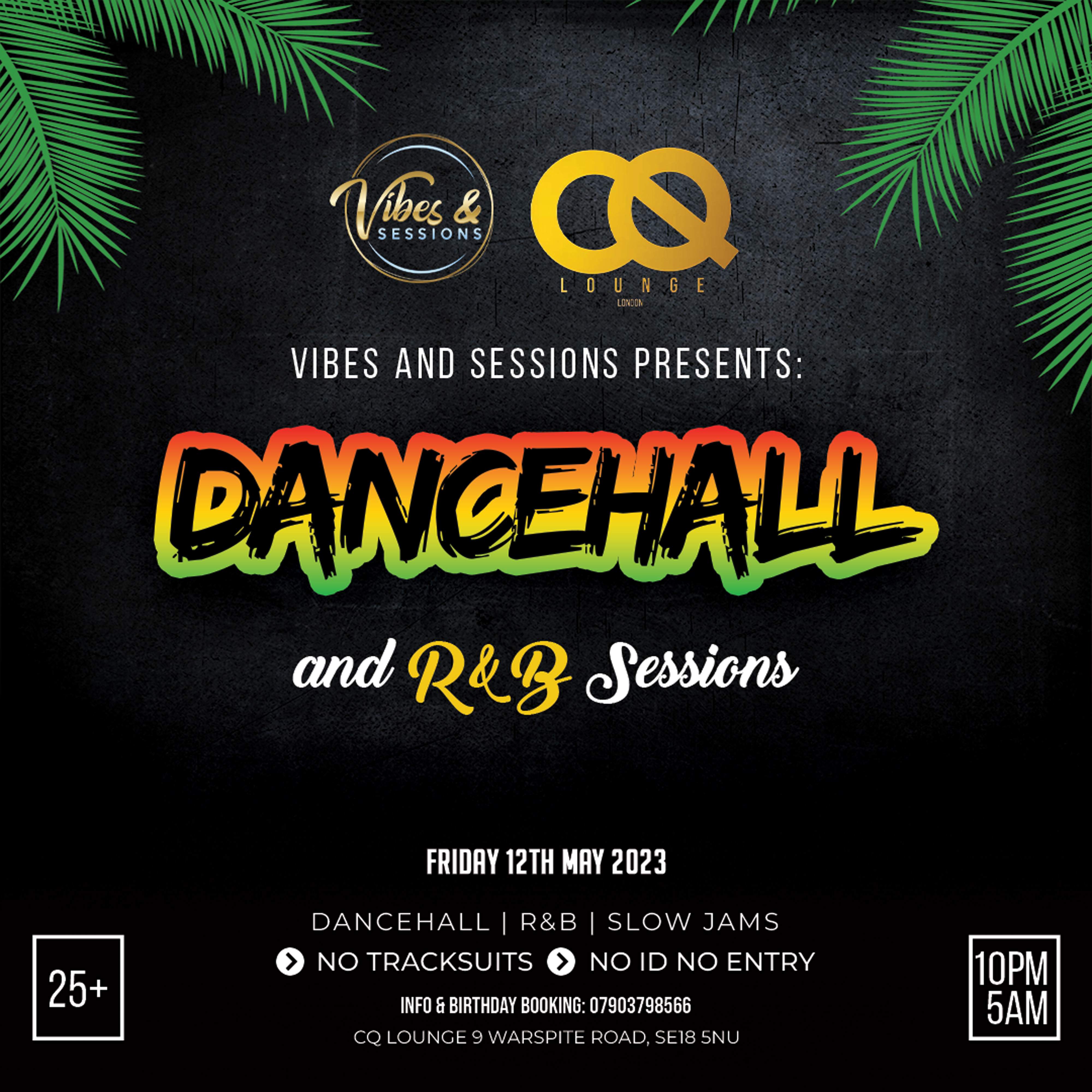 Dancehall and R&B Sessions - フライヤー表