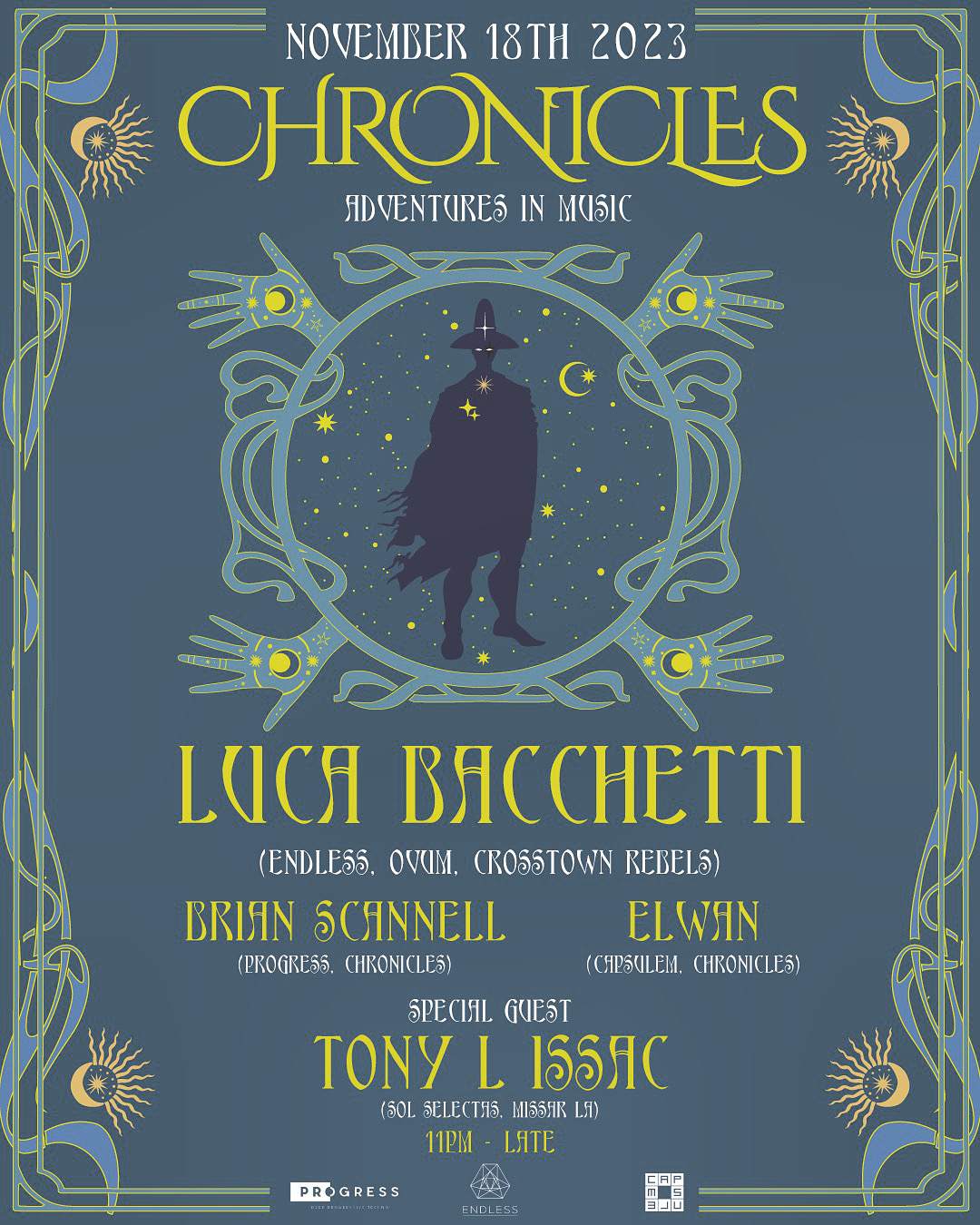 Chronicles LA feat. Luca Bacchetti - フライヤー表