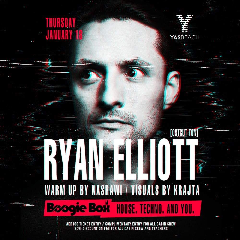 Boogie Box + Yas Beach present Ryan Elliott & Nasrawi - Página frontal