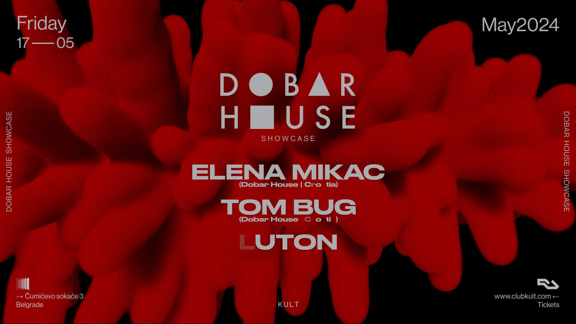 Dobar House BG w/ Elena Mikac, Tom Bug, Luton - Página trasera