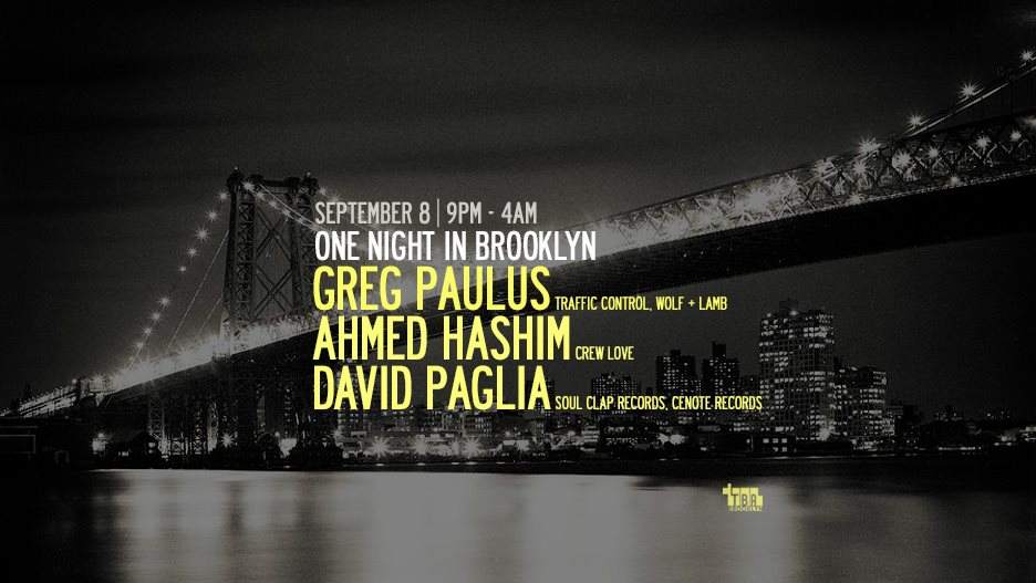 One Night in Brooklyn with Greg Paulus, Ahmed Hashim, David Paglia - Página frontal