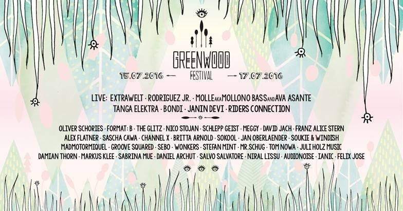 Greenwood Festival - Day 3 - フライヤー裏